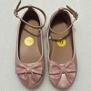 Sugar Little Girls Pink Dress Flats Size 13